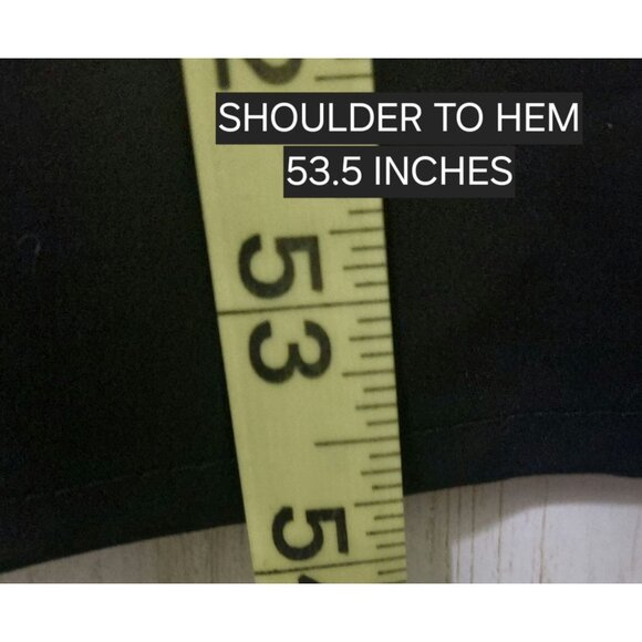 NWT Commense Black Maxi Dress Short Sleeves Size Medium~Stretch Top~Pockets - Picture 7 of 10